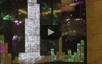 Bức tranh Landmark 81 - Ban đêm